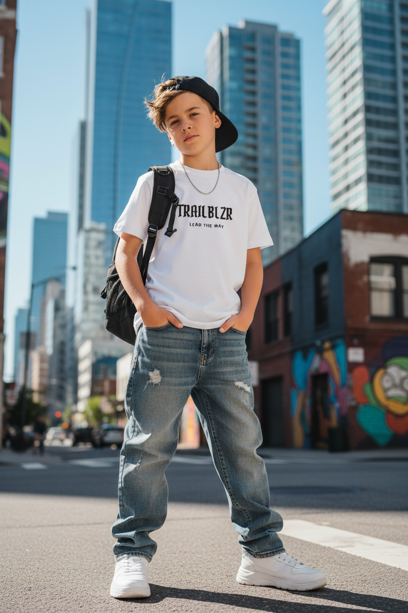 White Kids T-Shirt